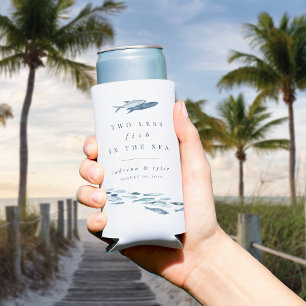 Zwei Personalisierte Hochzeiten: weniger Fisch im  Selters Dosenkühler