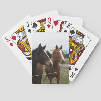 Zwei Pferde Spielkarten