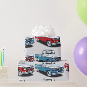 Zwei Pickups Geschenkpapier