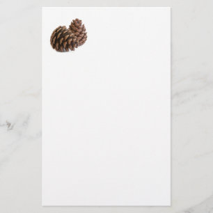 Zwei pinecones briefpapier