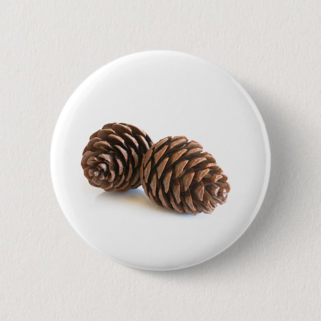 Zwei pinecones button (Vorderseite)
