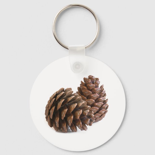 Zwei pinecones schlüsselanhänger (Vorderseite)
