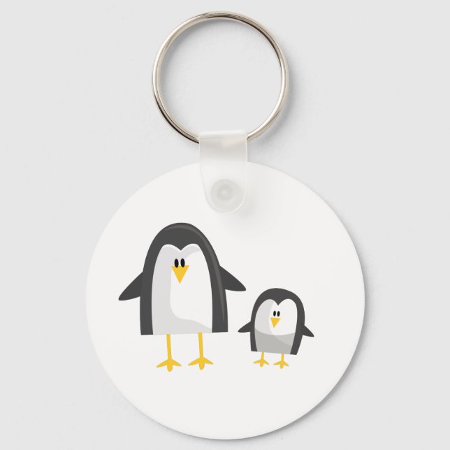 Zwei Pinguine Schlüsselanhänger (Vorderseite)