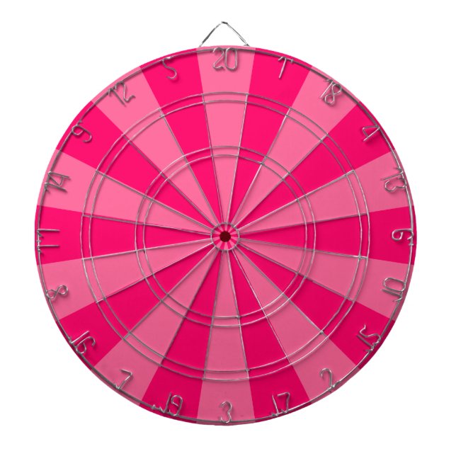 Zwei Pinktöne Dartscheibe (vorne)