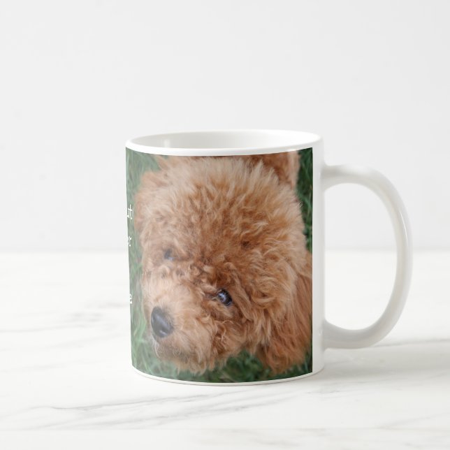 Zwei Poodles Kaffeetasse (Rechts)