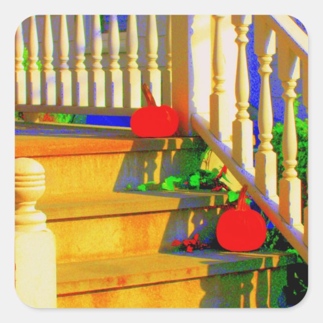 'Zwei Pumpkins' Stickers (Vorderseite)