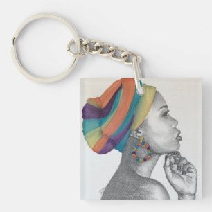 Zwei QUEENS beidseitiger Acryl-Schlüsselanhänger Schlüsselanhänger