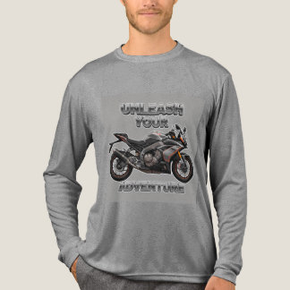 Zwei-Rad-Motorrad-Aufkleber-Kunst Tri-Blend Shirt