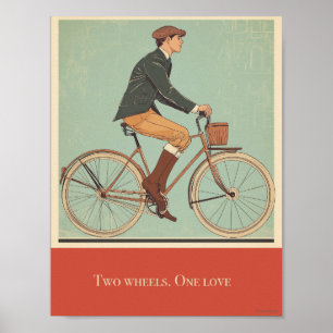 Zwei Räder, Ein Liebe Poster