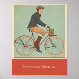 Zwei Räder, ein Poster der Liebe