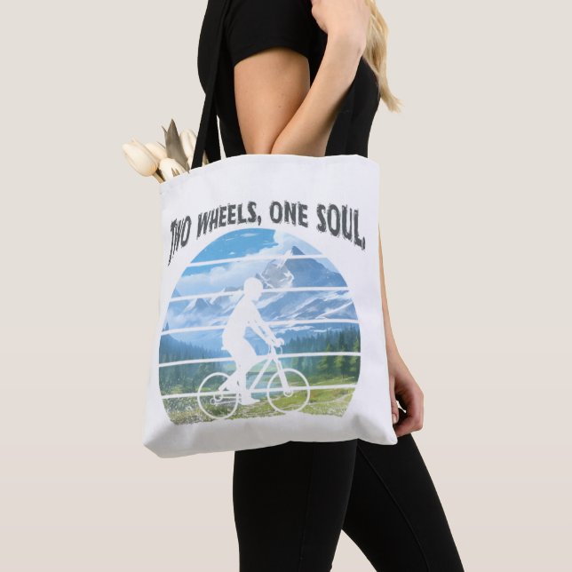 Zwei Räder, ein Soul. Radsport Tasche (Von Nahem)