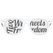 Zwei Räder für eine Sonnenbrille
