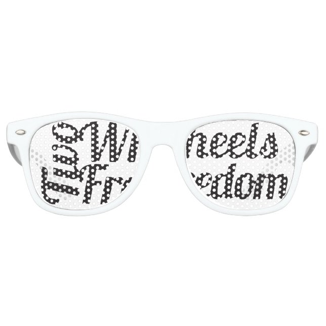Zwei Räder für eine Sonnenbrille (Vorderseite)