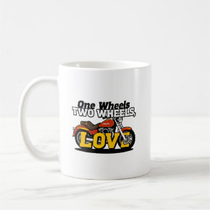 Zwei Räder Liebe Kaffeetasse