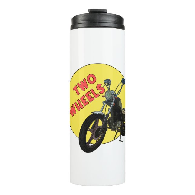 Zwei Räder Thermosbecher (Vorderseite)
