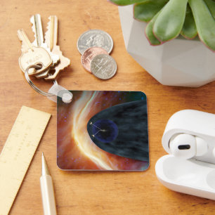 Zwei Raumschiffe der Voyager entdecken den turbule Schlüsselanhänger