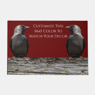 Zwei Ravens Doormat Fußmatte