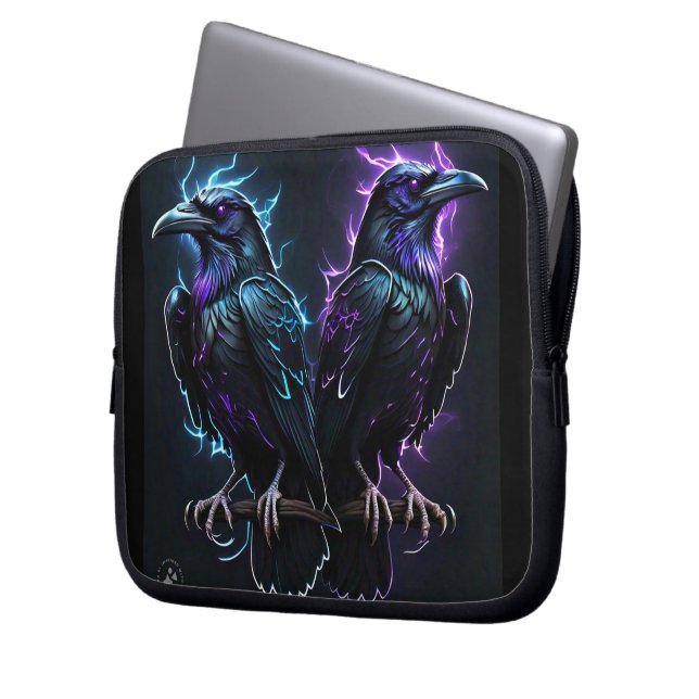 Zwei Ravens Electronics Bag Laptopschutzhülle (Vorderseite Links)