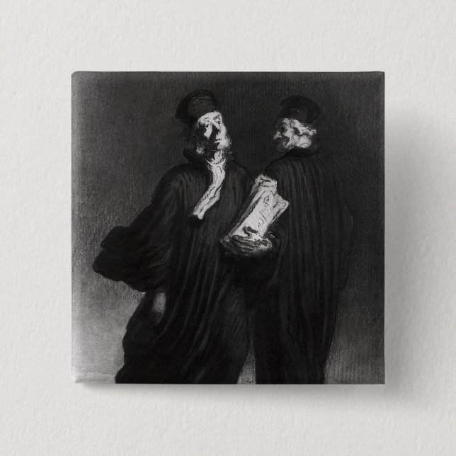 Zwei Rechtsanwälte, c.1862 Button (Vorderseite)