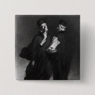 Zwei Rechtsanwälte, c.1862 Button