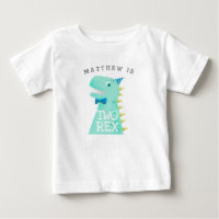 ZWEI REX Geburtstagsjunge Dinosaurier