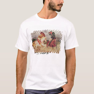 Zwei Ritter, die in einer Landschaft, c.1824 T-Shirt