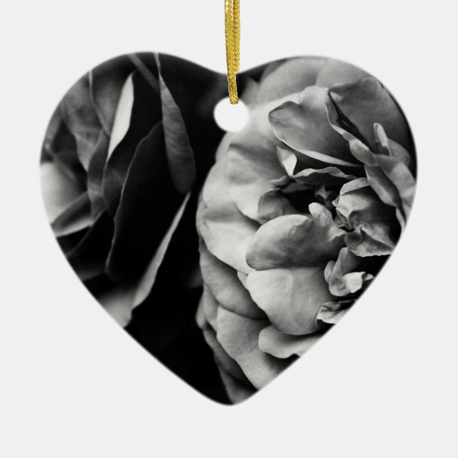 zwei Rose Keramikornament (Vorne)