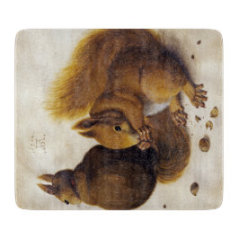 Zwei Rote Eichhörnchen (von Albrecht Dürer) Schneidebrett