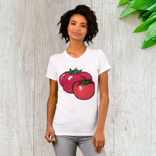 Zwei Rote Tomaten T - Shirt (Von Creator hochgeladen)