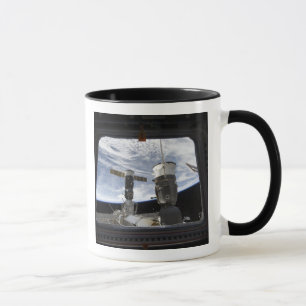 Zwei russische Raumfahrzeuge Tasse