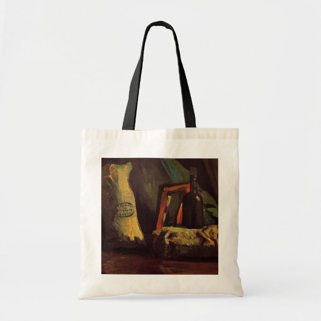 Zwei Säcke und eine Flasche von Vincent van Gogh Tragetasche (Vorne)