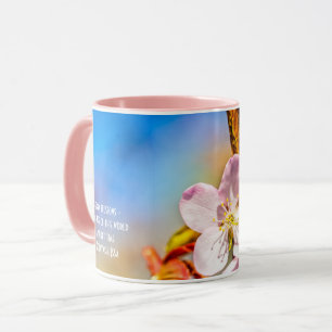 Zwei Sakura Cherry Blume Tasse