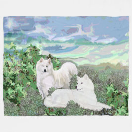 Zwei Sammiedecke Fleecedecke