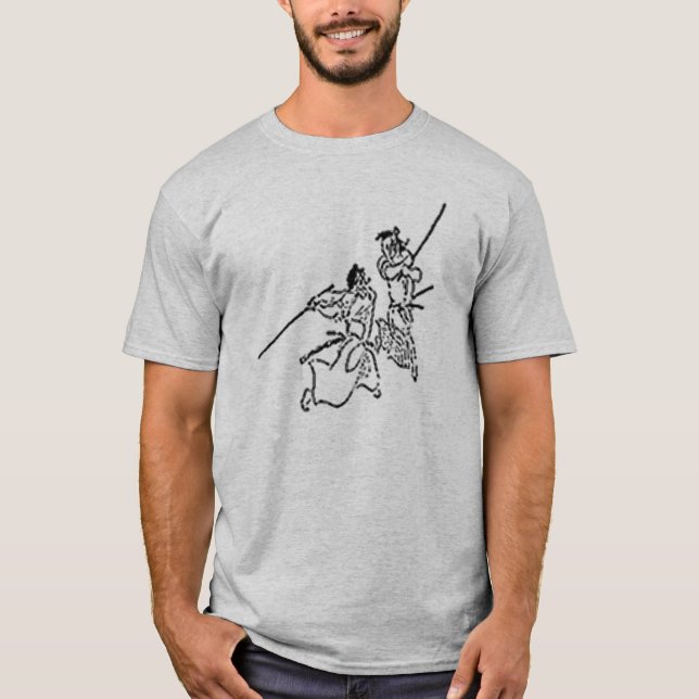 zwei Samurais T-Shirt (Vorderseite)