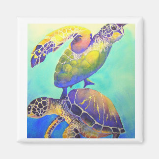 Zwei Schildkröten Magnet