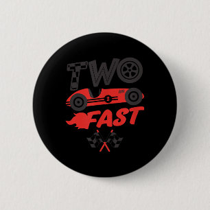 Zwei schnell, Celebration Rennwagen, Celebrati Button
