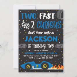 Zwei schnelle 2-tägige Einladung, Boy Racing Einladung