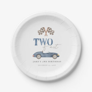 ZWEI SCHNELLE Race Car Pappteller