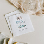 ZWEI SCHNELLE Race Car Serviette<br><div class="desc">Erleben Sie die Feier mit unserem aufregenden Geburtstag Napkins! Mit einem niedlichen Retro-Rennwagen-Design und kühnen "Two Fast"-Wörtern sind diese Servietten perfekt für die zweite Geburtstagsparty Ihres Kleinen. Passen Sie sie an,  um eine persönliche Touch hinzuzufügen und die Mahlzeit zu einem zusätzlichen Vergnügen zu machen!</div>
