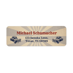 Zwei schnelle zweite Geburtstagsparty Thema Auto B