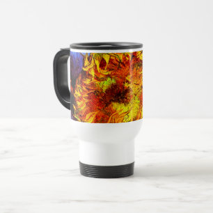 Zwei Schnittblumen Van Gogh Reisebecher