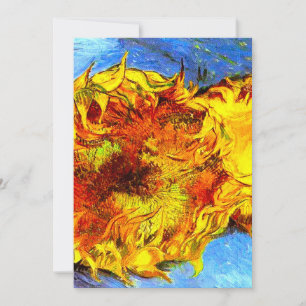 Zwei Schnittblumen Van Gogh Save The Date