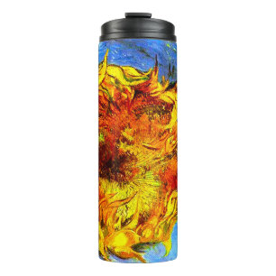 Zwei Schnittblumen Van Gogh Thermosbecher