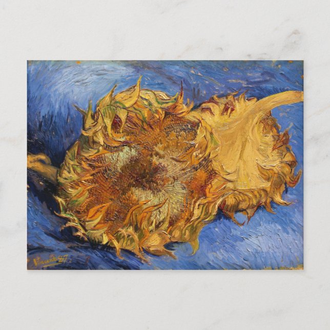 Zwei Schnittblumen, Vincent Van Gogh Postkarte (Vorderseite)