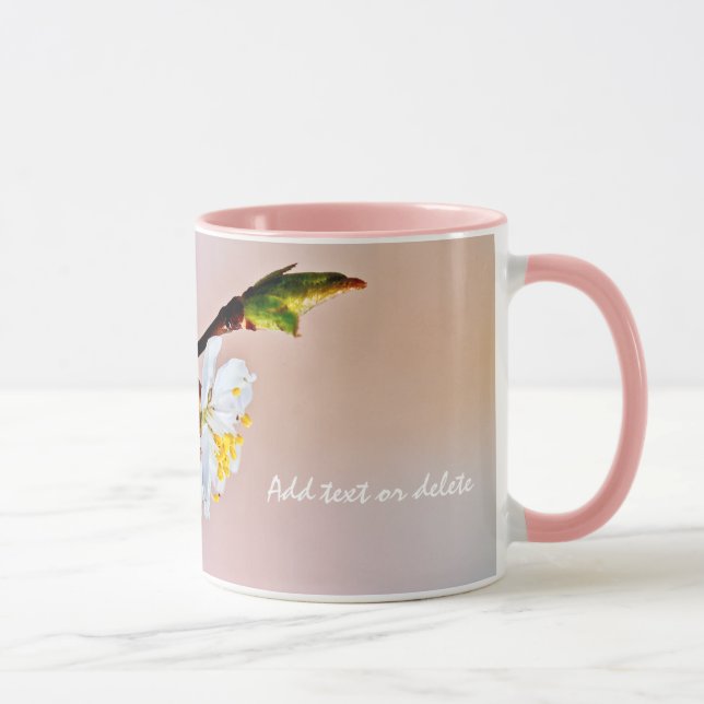 Zwei schöne japanische Apricot-Blume Tasse (Rechts)