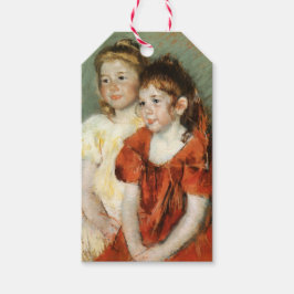 Zwei schöne junge Mädchen (von Mary Cassatt) Geschenkanhänger