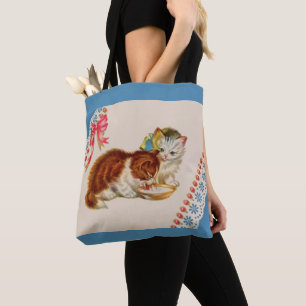 zwei schöne Kätzchen drucken Tasche