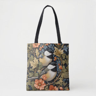 Zwei schöne schwarz gekappte Chickadees Tasche