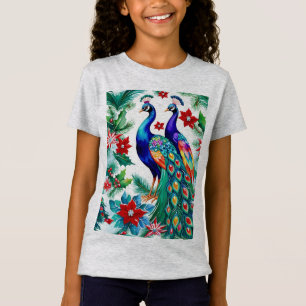 Zwei schöne Weihnachtsfriedhöfe mit Poinsettias T-Shirt