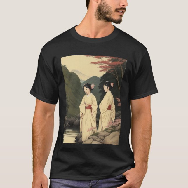 zwei Schönheiten an einer Bucht T-Shirt (Vorderseite)